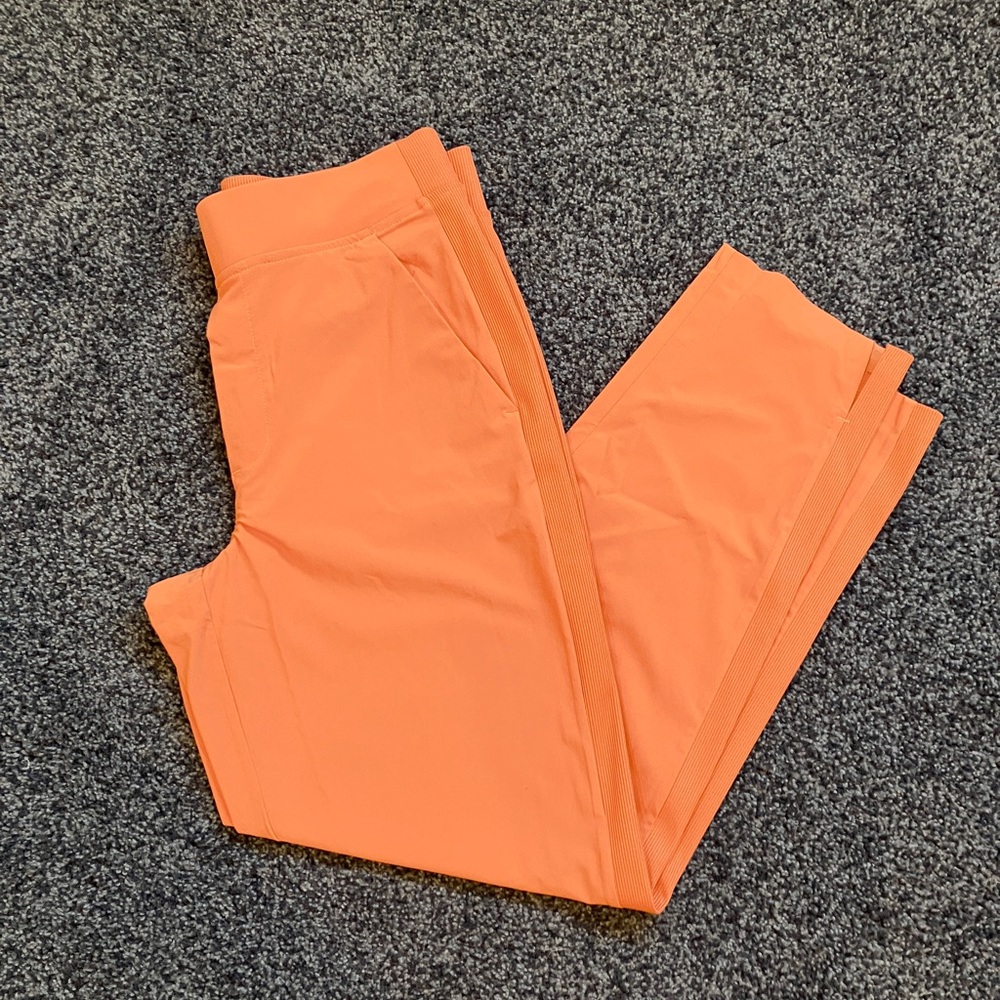 Athleta Brooklyn Ankle Pants, size 4 orange